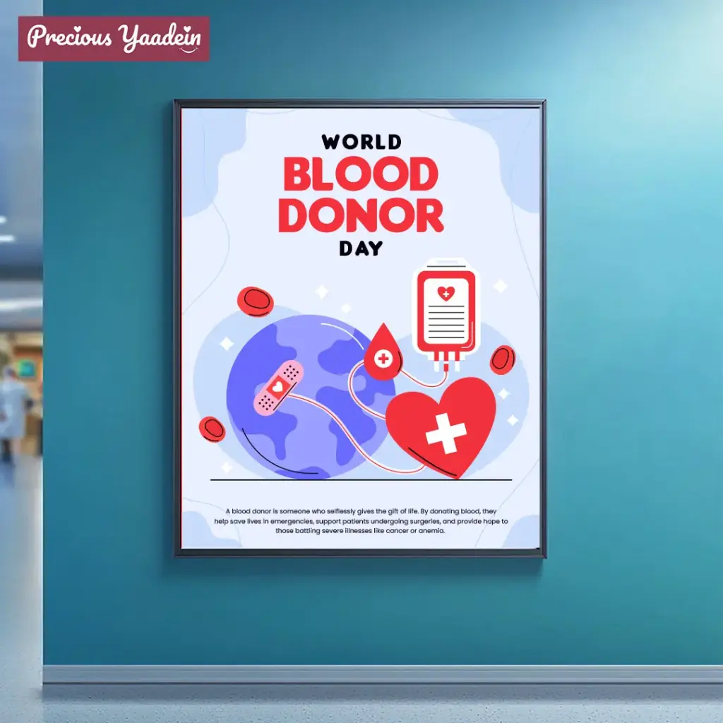 World Blood Donor Day A4 Poster