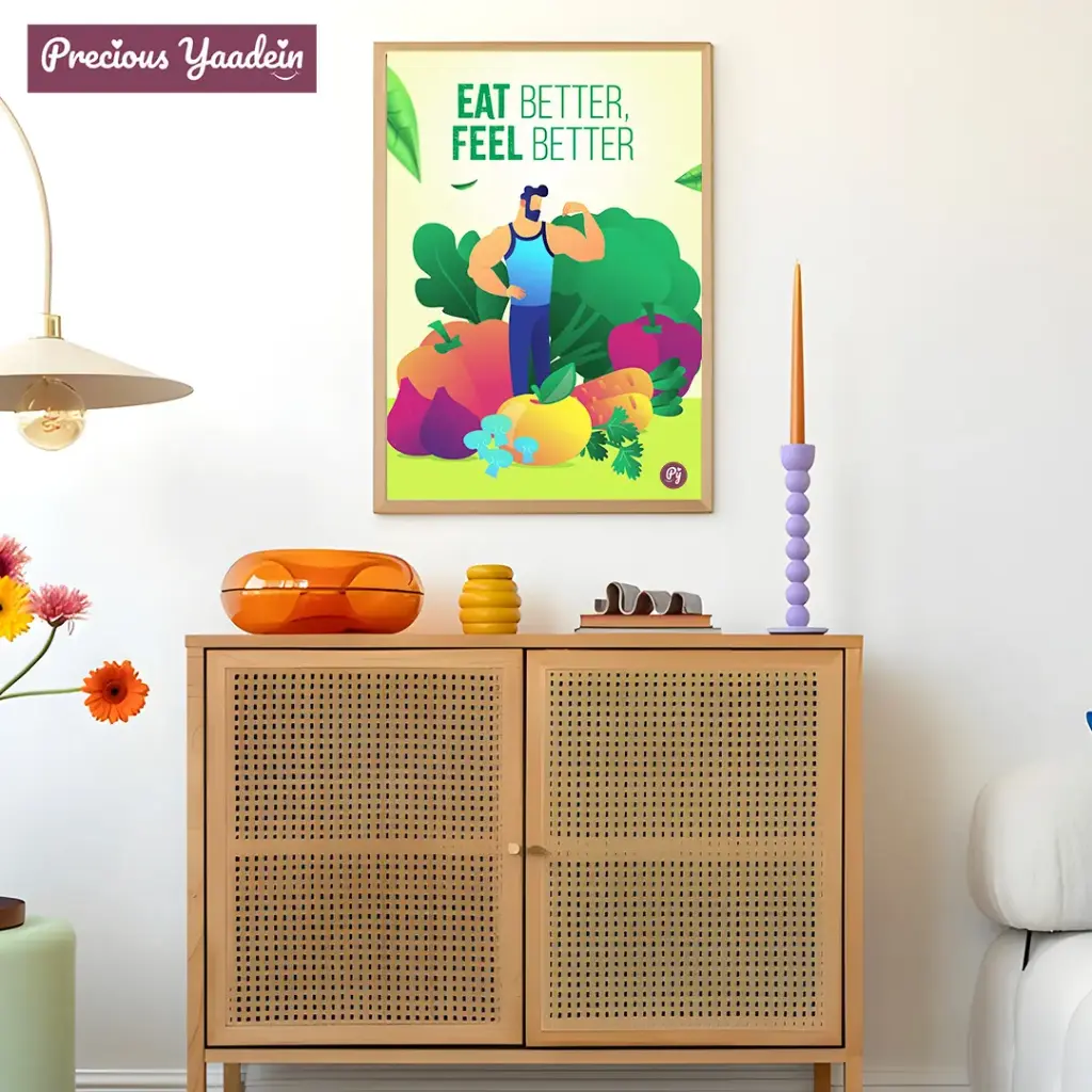 Eat better feel better - poster